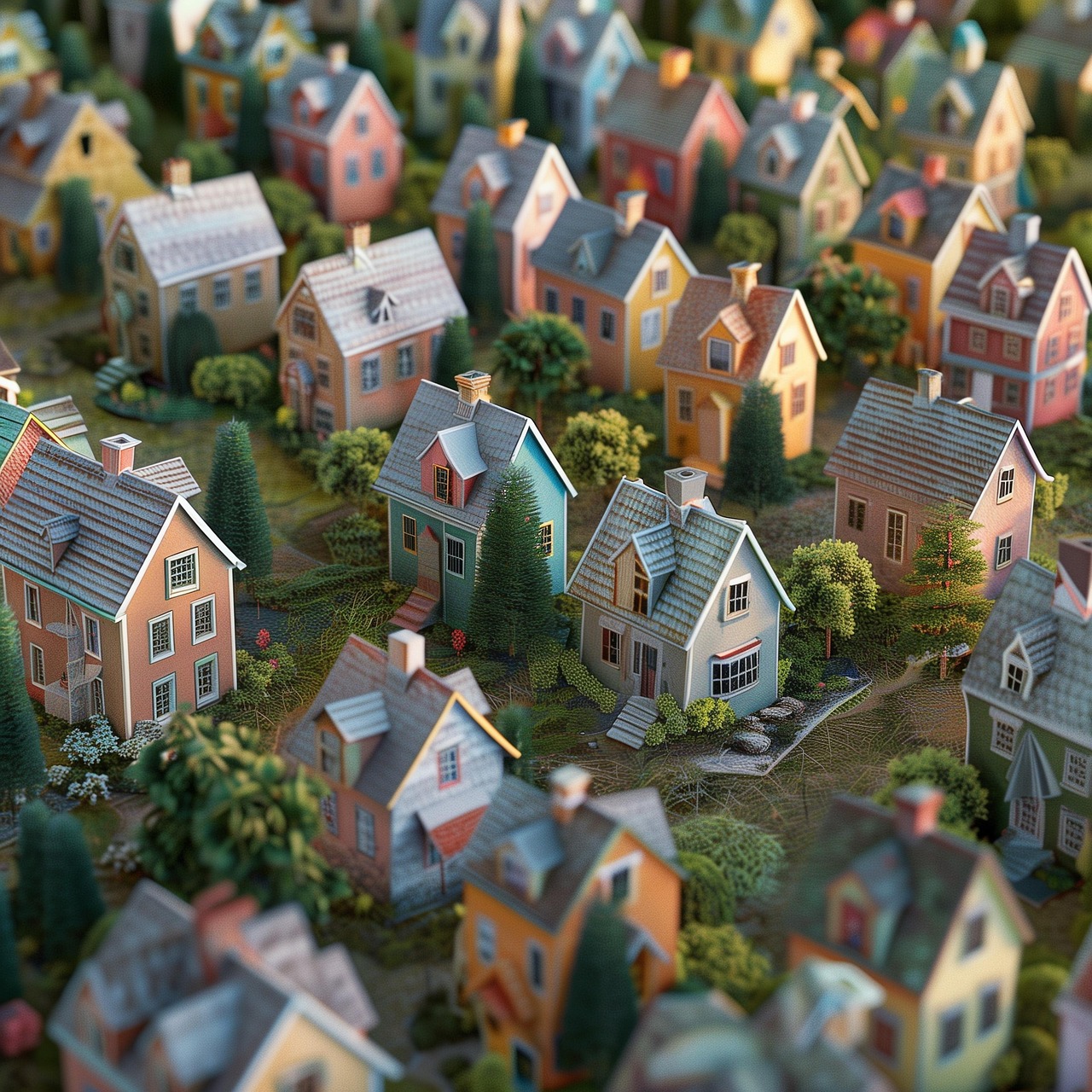 i generated tiny housesa